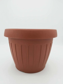Hordó alakú virágtartó 40 cm terracotta