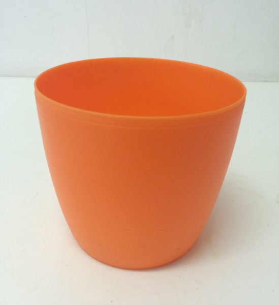 Hordó alakú virágtartó 15 cm terracotta