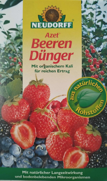 Azet bogyósgyümölcs trágya