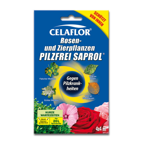 Celaflor® rózsa és dísznövények gombamentes Saprol, 4 x 4 ml.