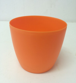 Hordó alakú virágtartó 15 cm terracotta