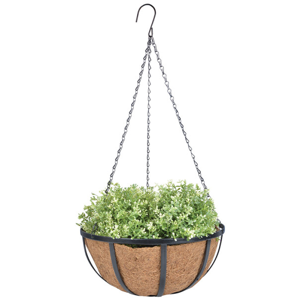 Kókuszos függőkosár 30 cm extra minőség